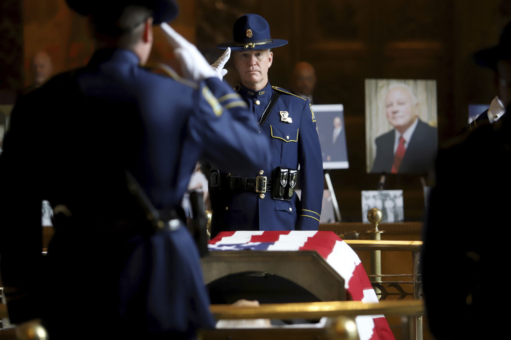 APTOPIX Edwin Edwards Memorial